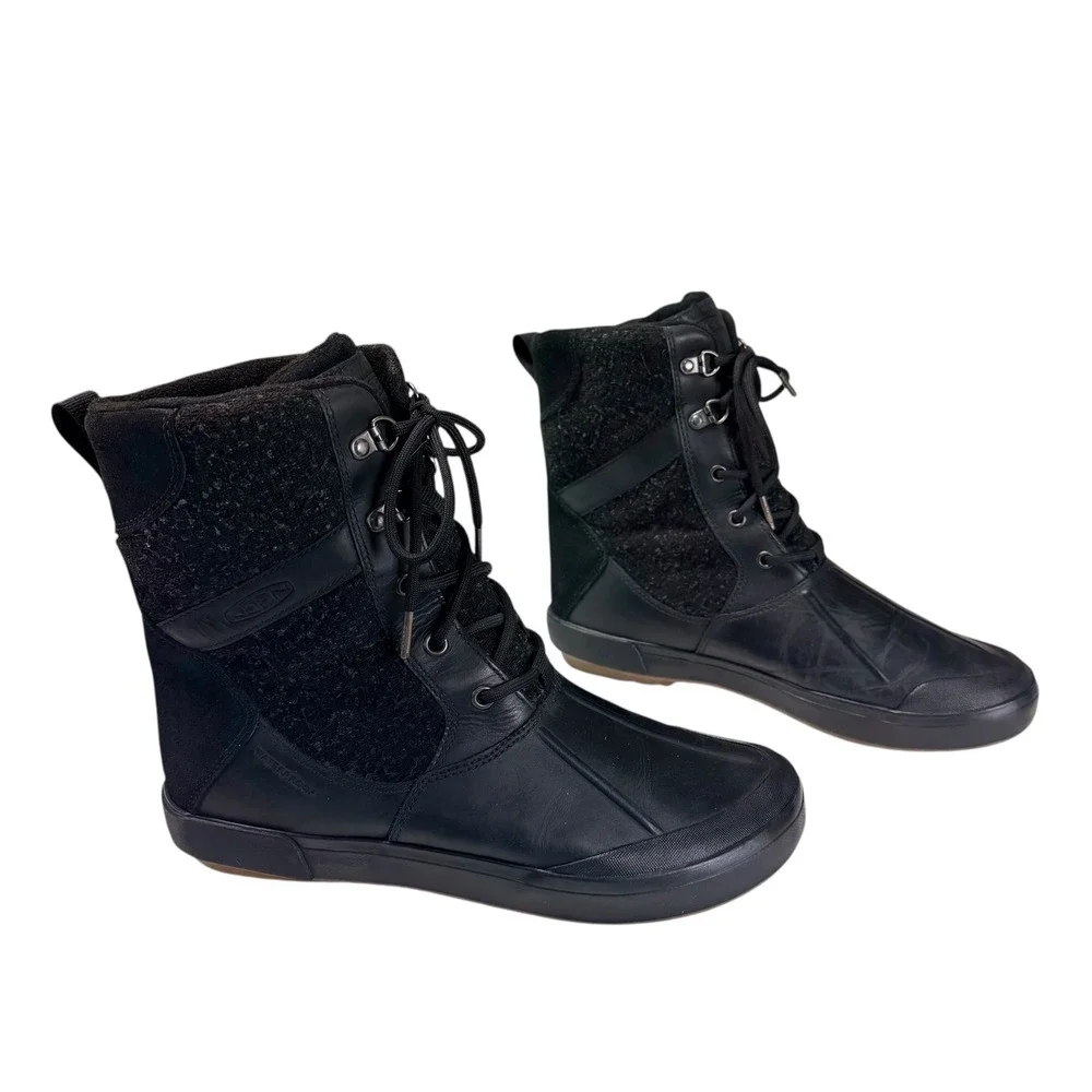 KEEN Elsa II Boots Waterproof Leather Winter Snow Insulated‎ 90s Women Size 9